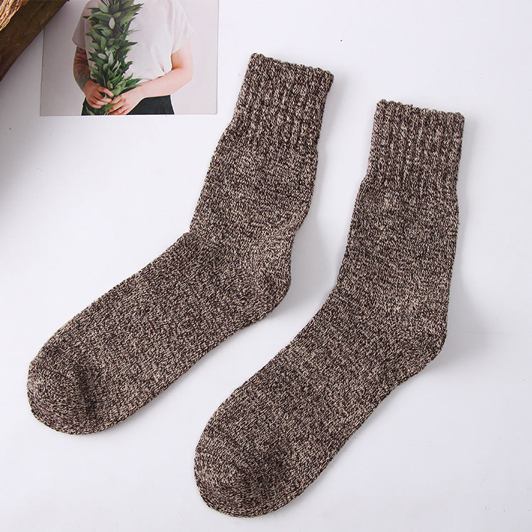 Men's Wool Socks Winter Warm | Terry Thermal Comfort