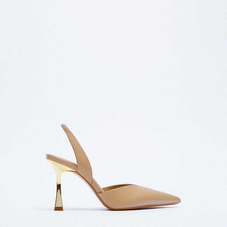 Women's Nude Elegant Pumps | Pointed Stiletto High Heels