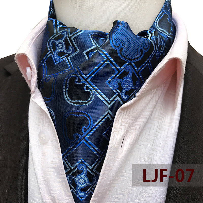Men's Scarf Jacquard British Elegant Polyester Durable