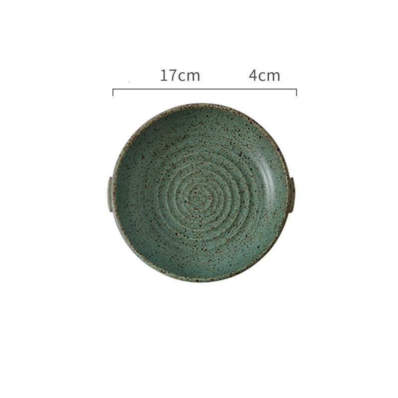 Japanese Handmade Stoneware Dinnerware Set – Premium Plate Set