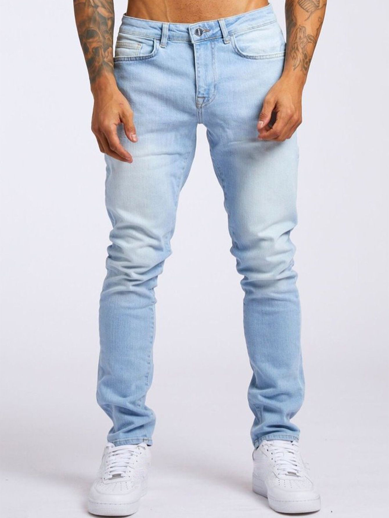 Men's Slim Fit Jeans – Modern Denim Casual Trousers