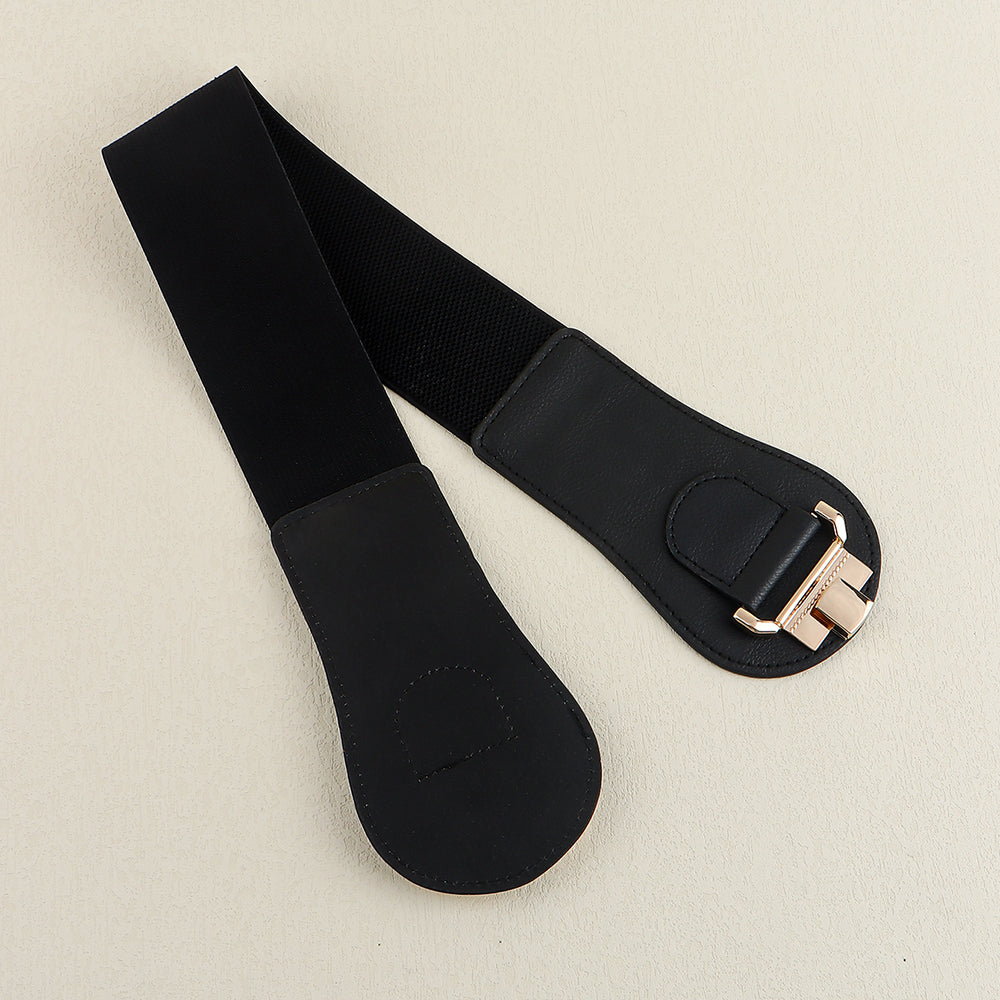 Damen Breitgürtel Elastisch Elegant | Metall Schnalle Komfort Stilvoll