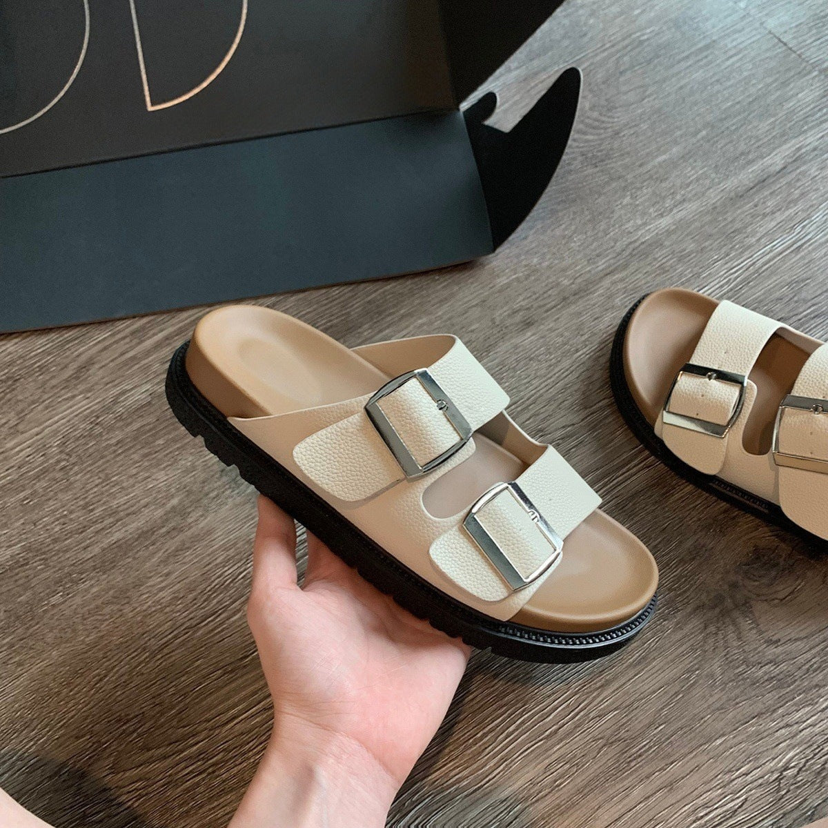 Women's Mules Comfortable Summer Slippers Buckle Lightweight | Comfort