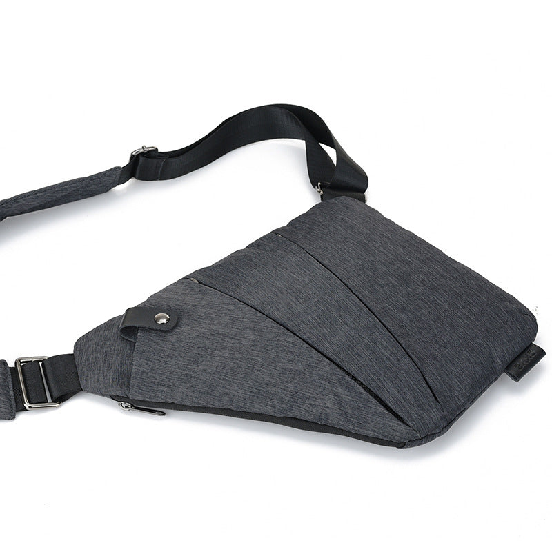 Digital Canvas Bag for Men - Canvas Chest Bag, Sling Bag, Crossbody Bag, Multifunctional Single Shoulder Anti-Theft Bag