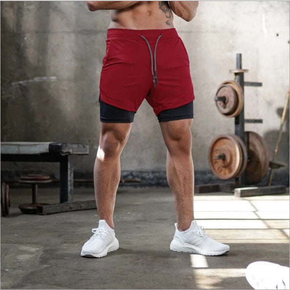 Men's 2-in-1 Running Shorts – Summer Sports Fitness Shorts