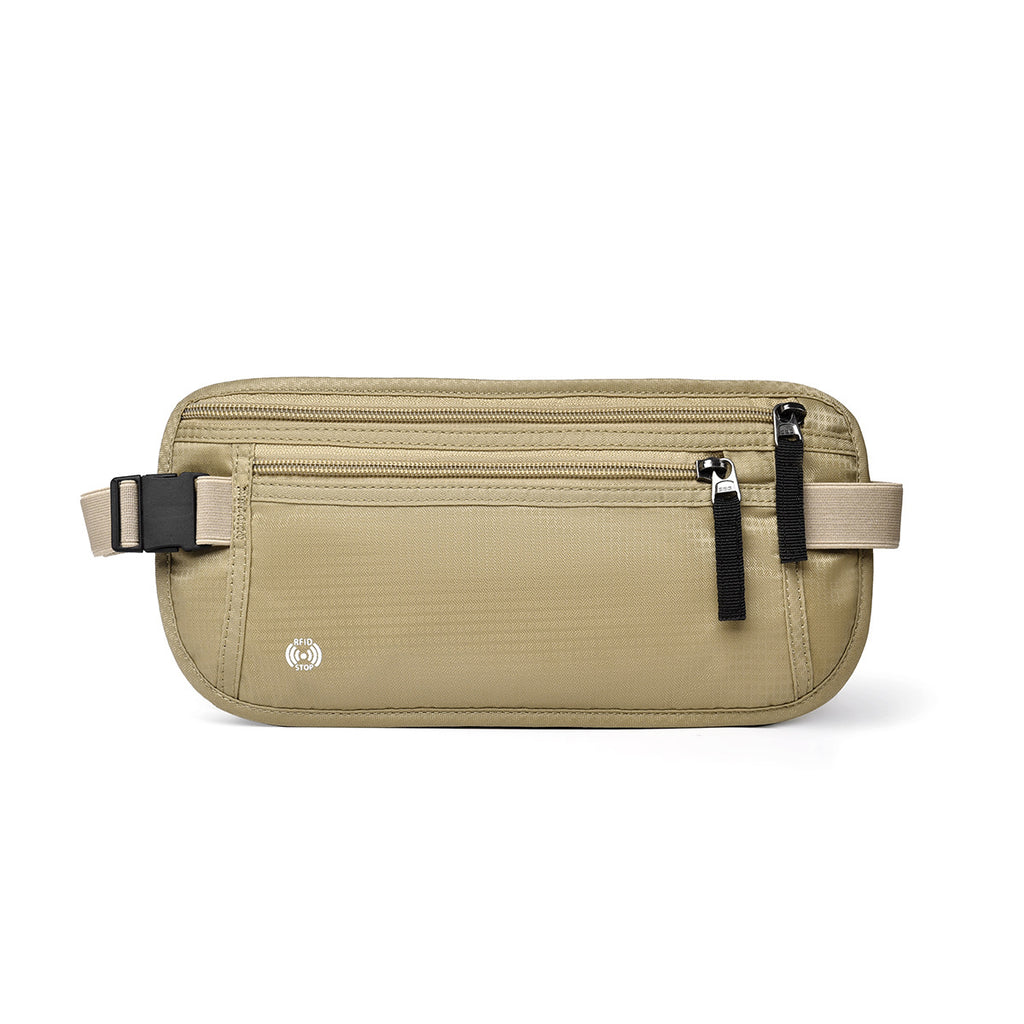 RFID Travel Bag for Men – Waterproof Hidden Passport & Document Pouch