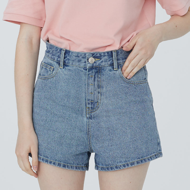 Unisex Denim Shorts | Loose Couple Jeans Shorts Oversize
