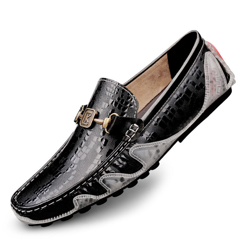Men's Genuine Leather Shoes | Premium Cowhide Casual Elegant