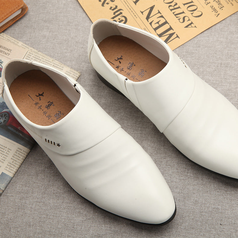 Men's Leather Wedding Shoes | Elegant Casual Photoshoot