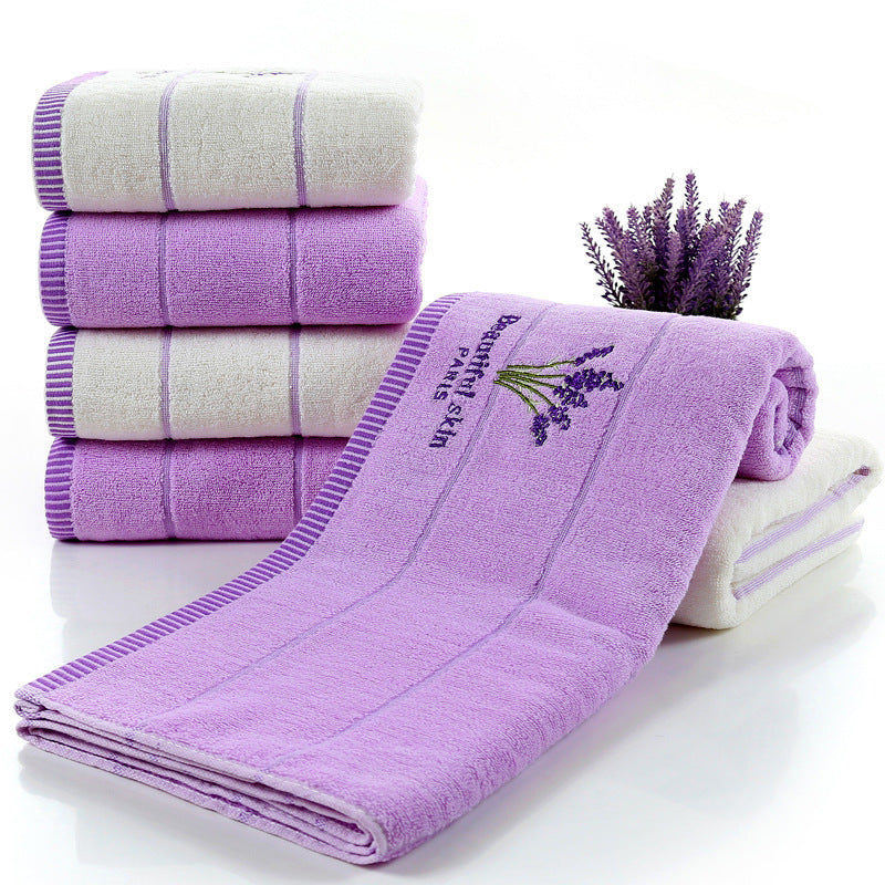 Cotton Bath Towel Lavender | Buy Softly Scented