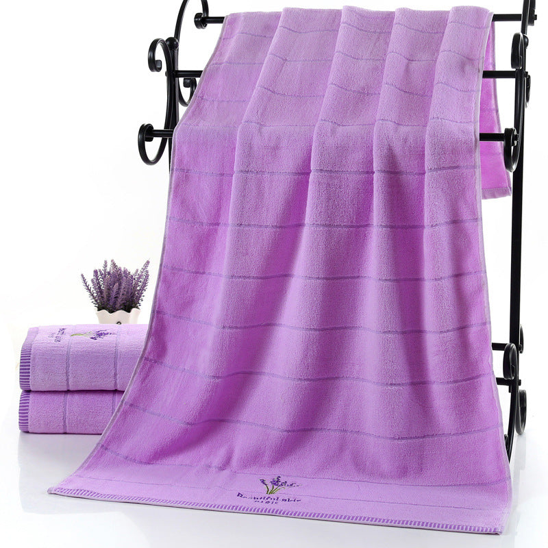 Cotton Bath Towel Lavender | Buy Softly Scented