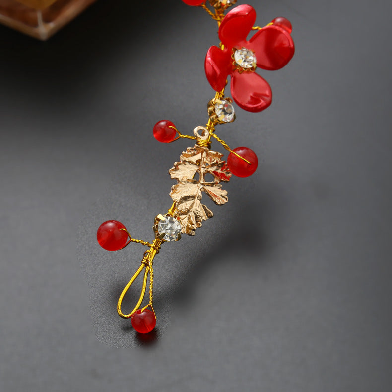 Luxuriöser Braut Haarschmuck mit Kristallen – Elegantes Hochzeits Diadem & Haaraccessoire