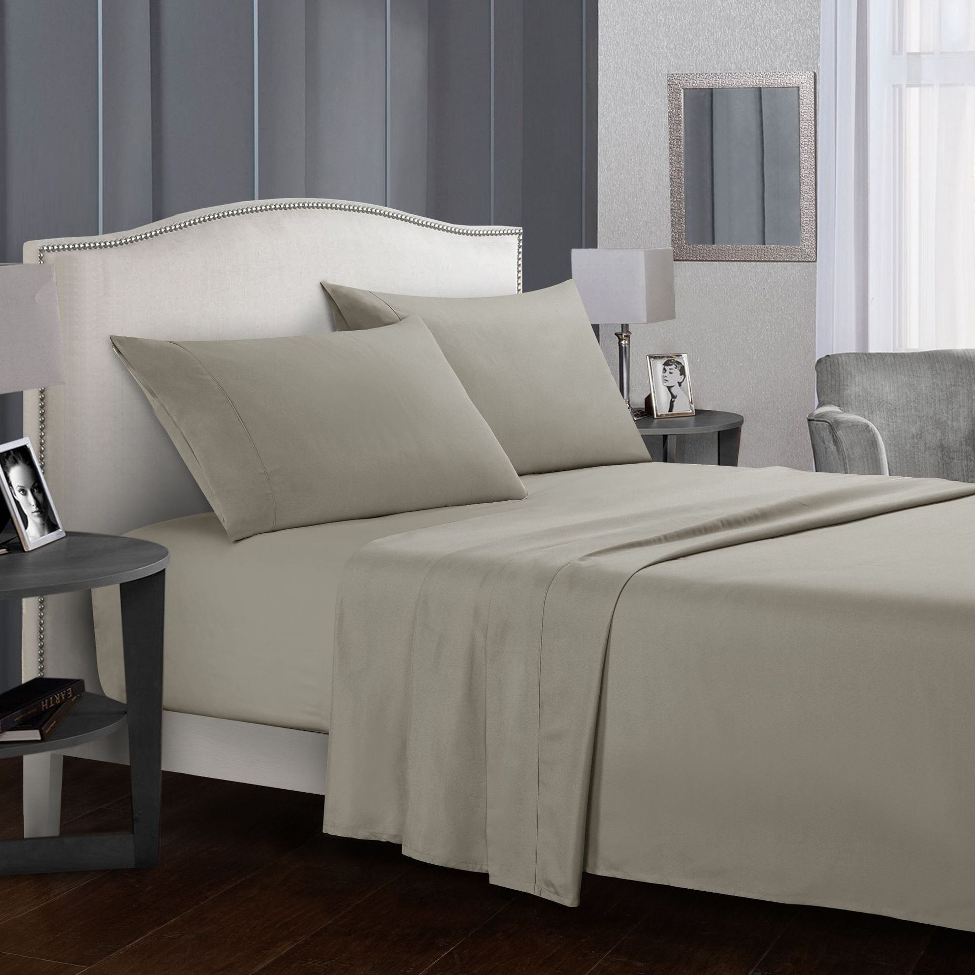 4-piece bedding set | soft breathable easy-care