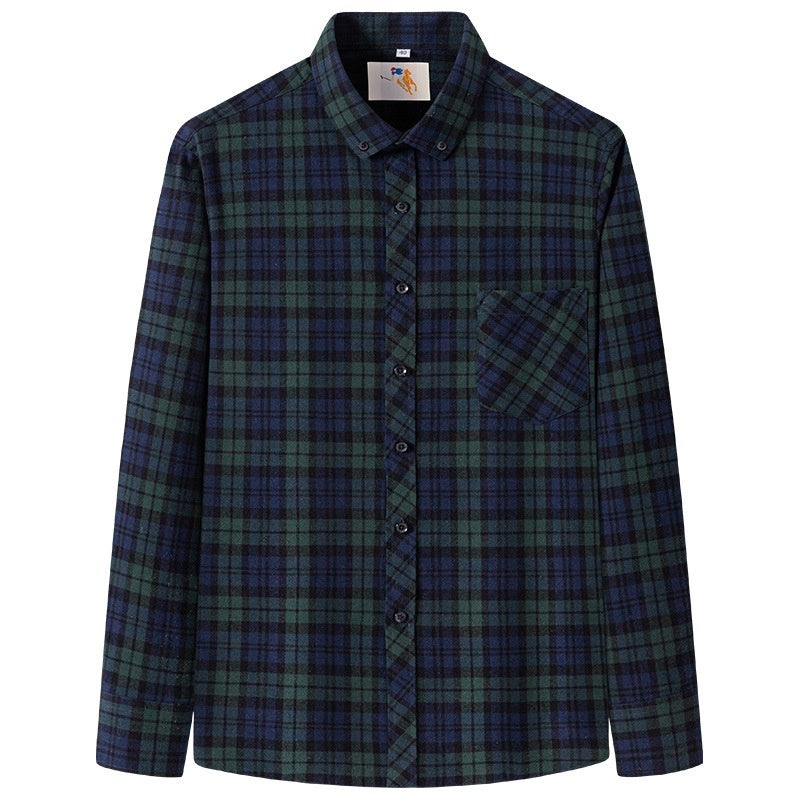 Men's Plaid Flannel Shirt | Warm Autumn Winter Shirt