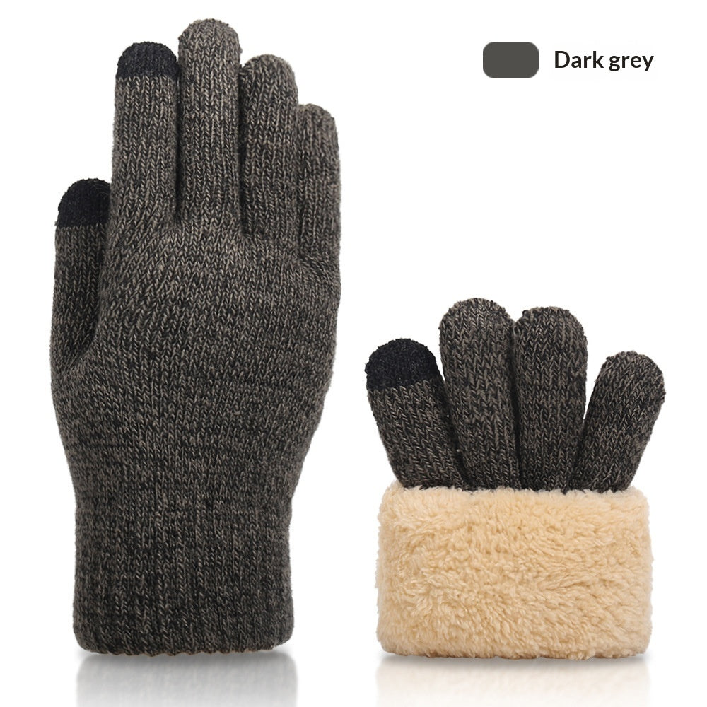 Men's Touchscreen Gloves Warm Fleece Winter Elegant