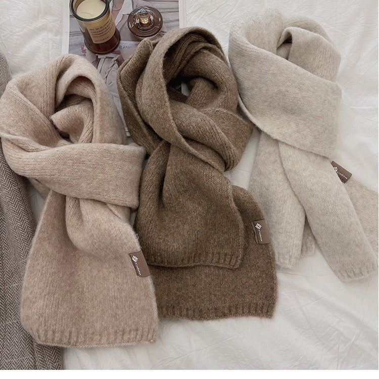 Women's Scarf Soft Warm Plain Elegant Autumn Winter Fashion Accessory
