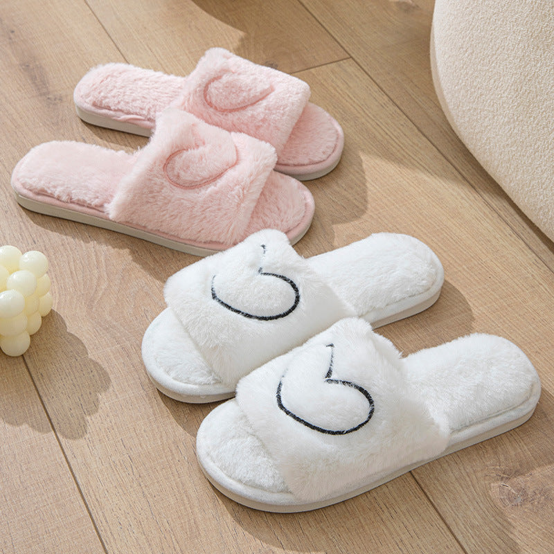 Plush Slippers for Women and Men | Couple Slippers Non-slip