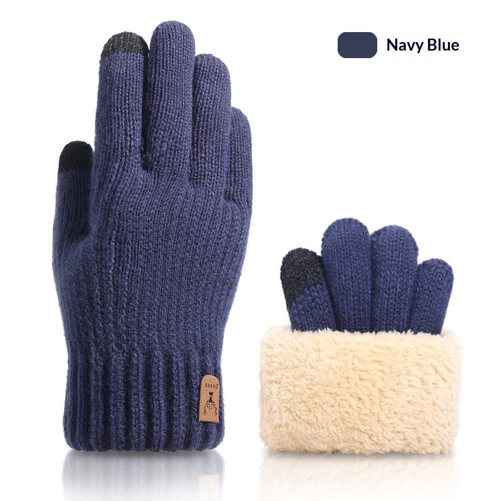 Men's Touchscreen Gloves Warm Fleece Winter Elegant