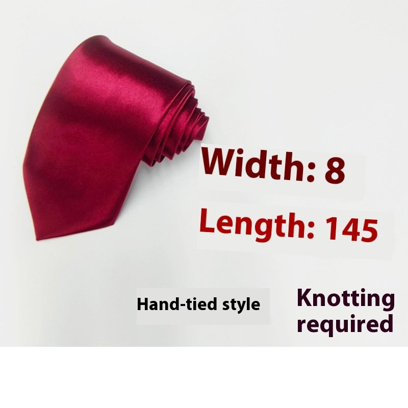 Herren Krawatte schwarz 8cm elegant klassisch Business Stil