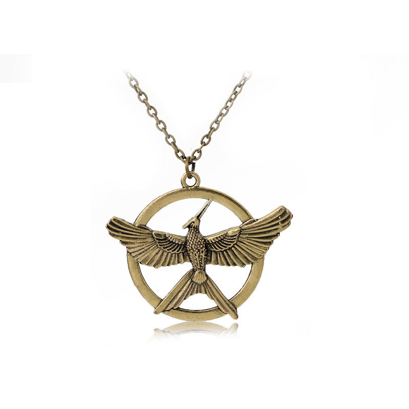 Mockingjay Vogel Halskette – Symbol für Freiheit, Stärke & Mut