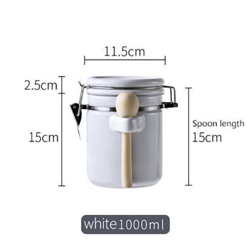 Ceramic Storage Jar airtight | Kitchen Storage | Jar Lid
