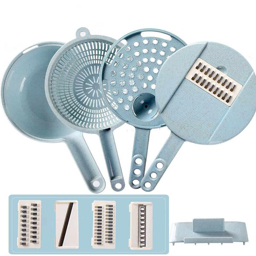 8-in-1 Vegetable Chopper Set | Mandoline Slicer Kitchen Helper