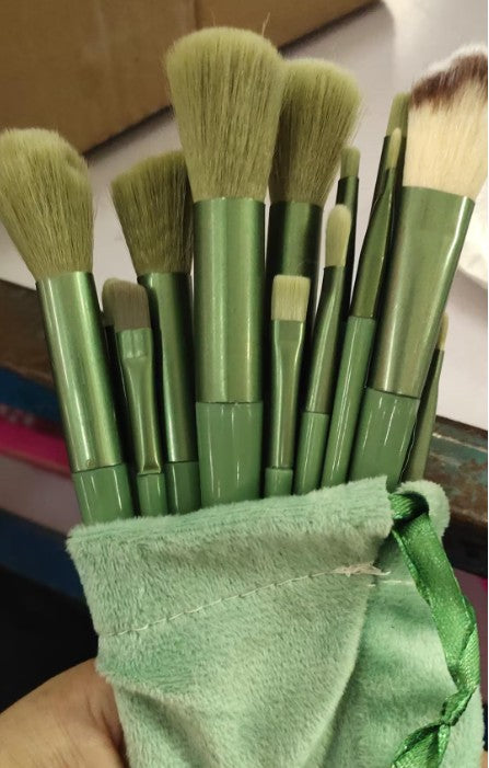 13-teiliges Make-up Pinsel Set | Profi Kosmetikpinsel für Foundation, Blush & Lidschatten