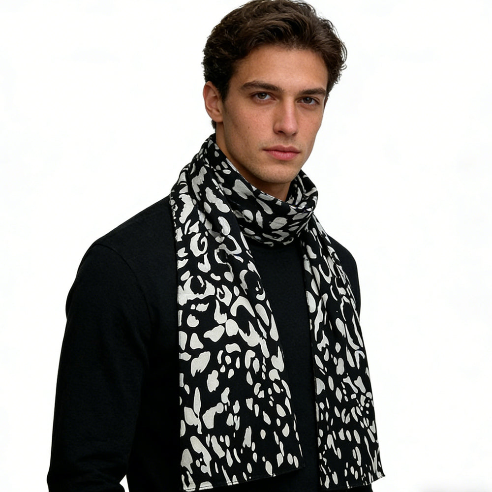 2er Schal abstrakt modern elegant unisex Kunst Print stilvoll