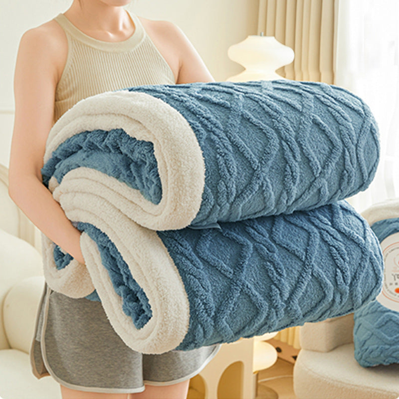 Dicke Kuscheldecke | Warm & weich für Sofa Bett Büro Komfort
