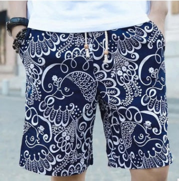 Men's Linen Beach Shorts – Airy Summer Casual Shorts