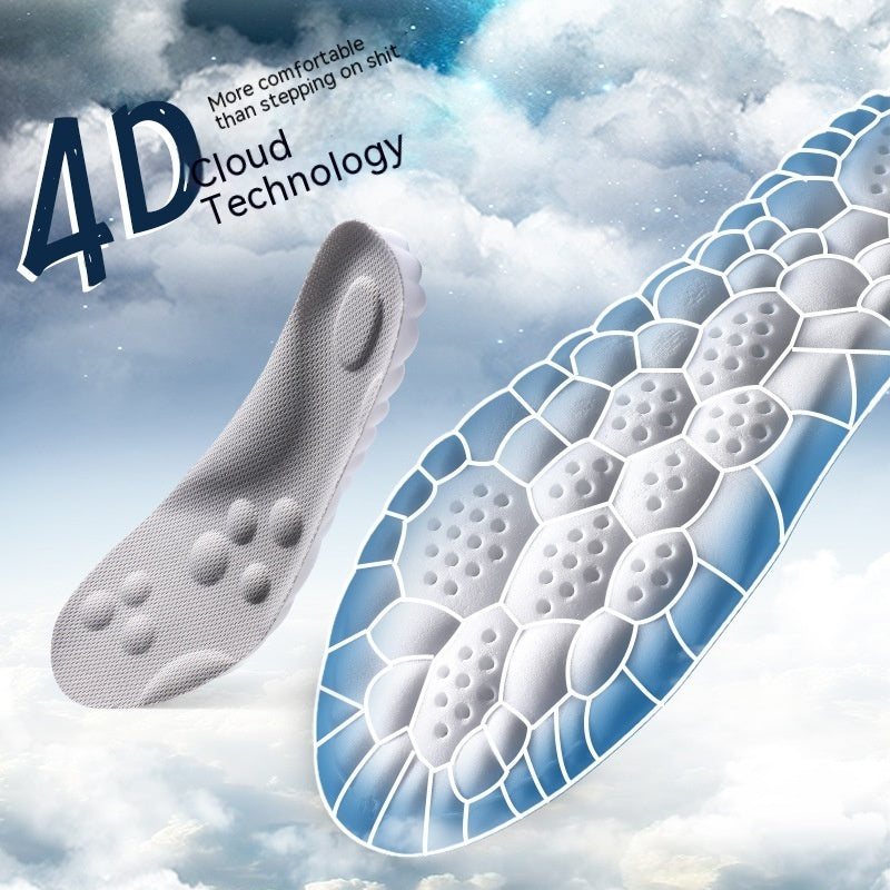 4D Cloud Comfort Insoles | Shock-Absorbing & Massage Effect