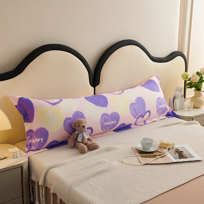 Cartoon Cotton Pillowcase Set | Soft Breathable Double