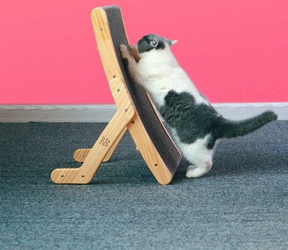 Cat Scratcher Bed Corrugated Cardboard | Durable Scratch Furniture with Replaceable Core