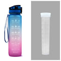1L Tritan Trinkflasche mit Zeitmarkierung – Motivationsflasche
