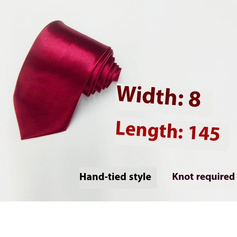 Herren Krawatte schwarz 8cm elegant klassisch Business Stil