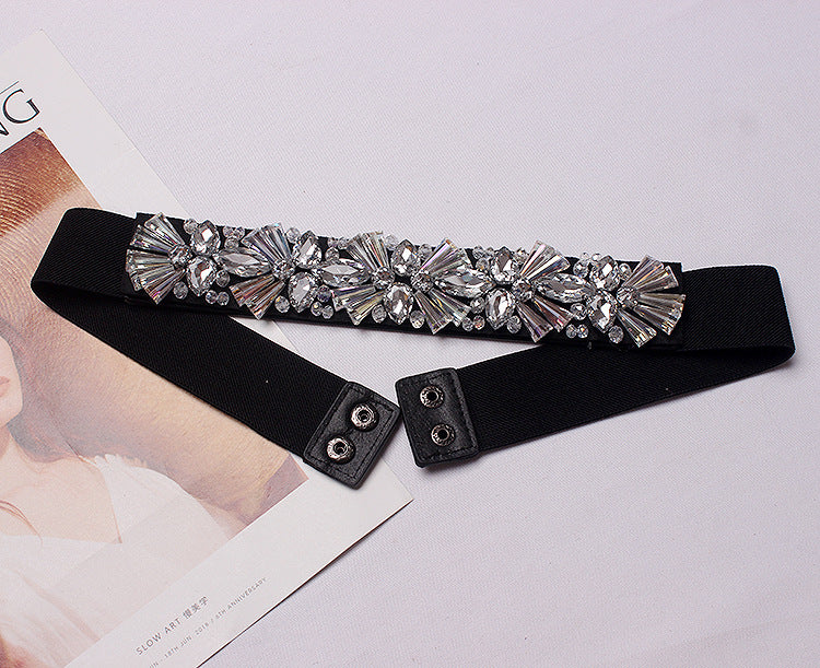 Strass Taillengürtel Damen | Diamant Glitzer Gürtel elegant modisch