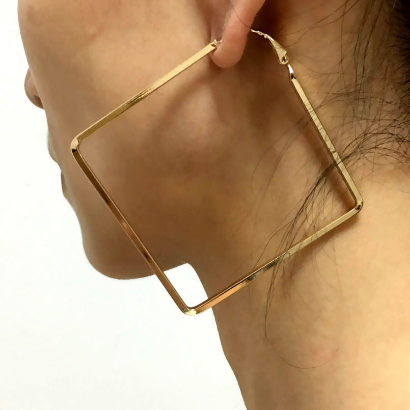 Geometrische Diamant-Look Ohrringe – Elegante Funkelnde Statement Ohrhänger