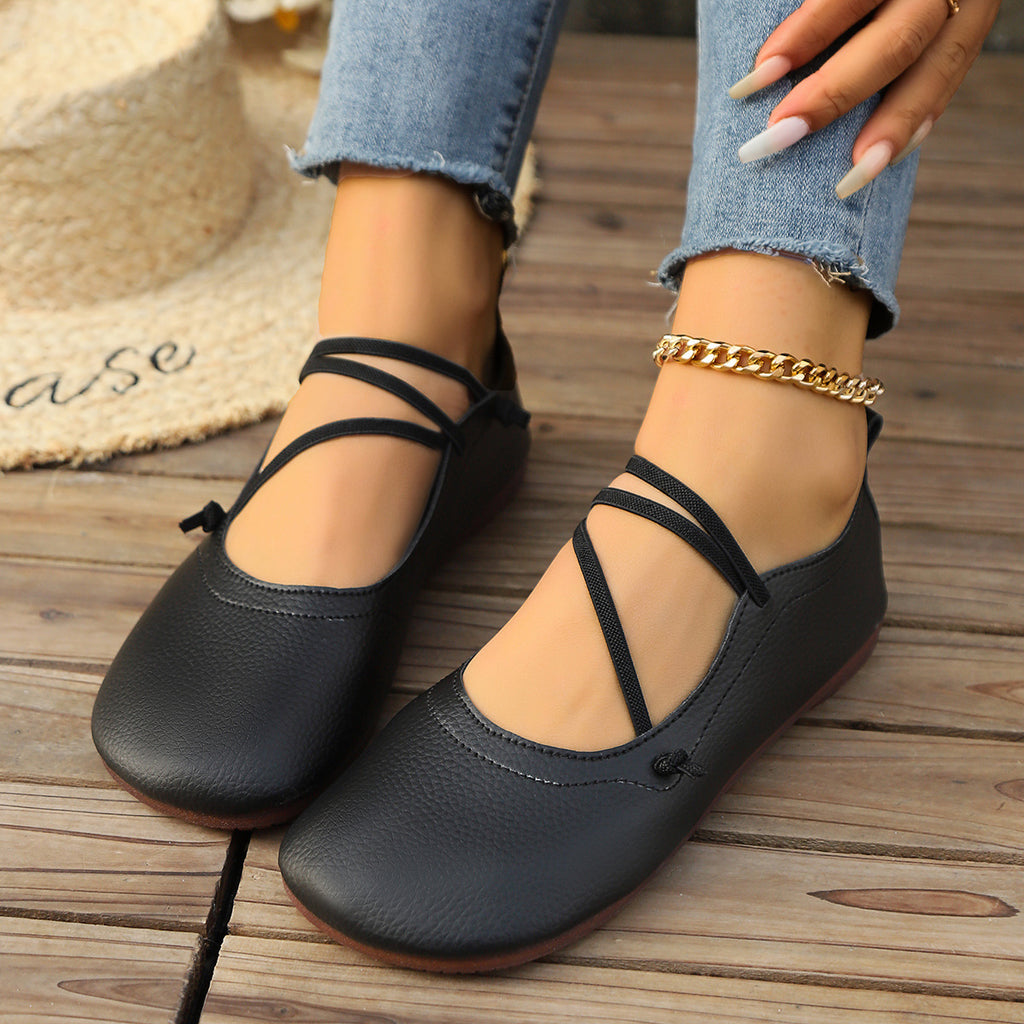 Women's Loafers Square Toe Comfortable | Slip-On Flats Elegant Everyday