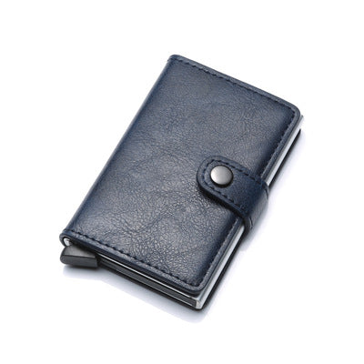 RFID Men's Wallet | Aluminum | Anti-theft Leather Wallet