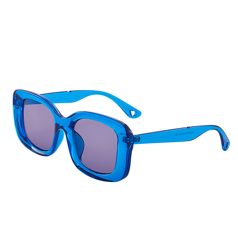 Große Eckige Sonnenbrille Unisex – Oversize Fashion Brille
