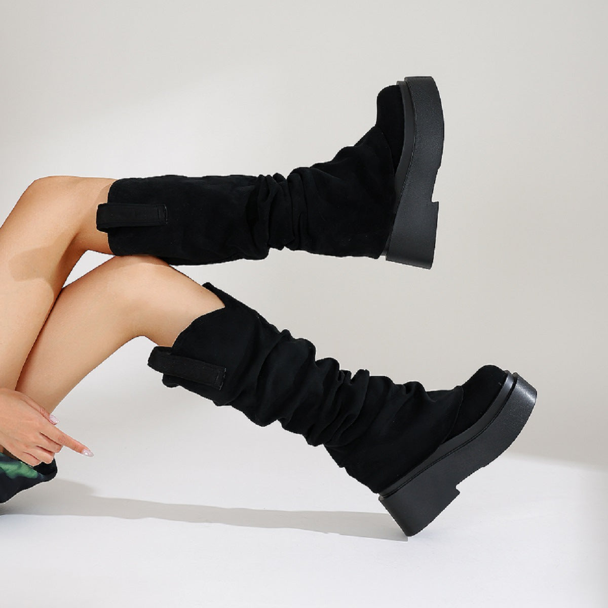 Women's Chunky High Boots – European Trend Boots with a Statement Look