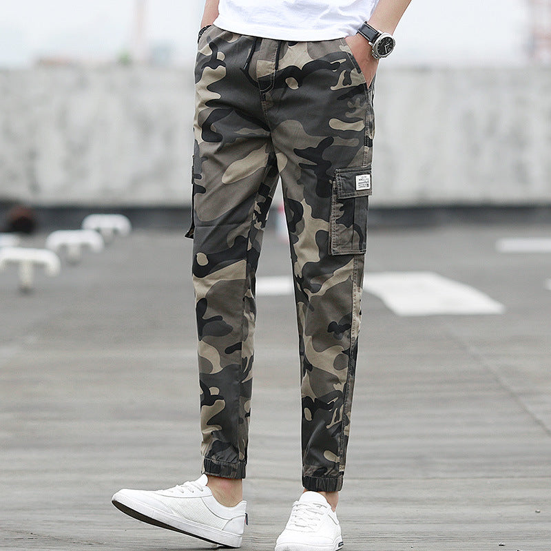 Men's Camouflage Joggers | 7/8 Cargo Multi-Pocket Trend