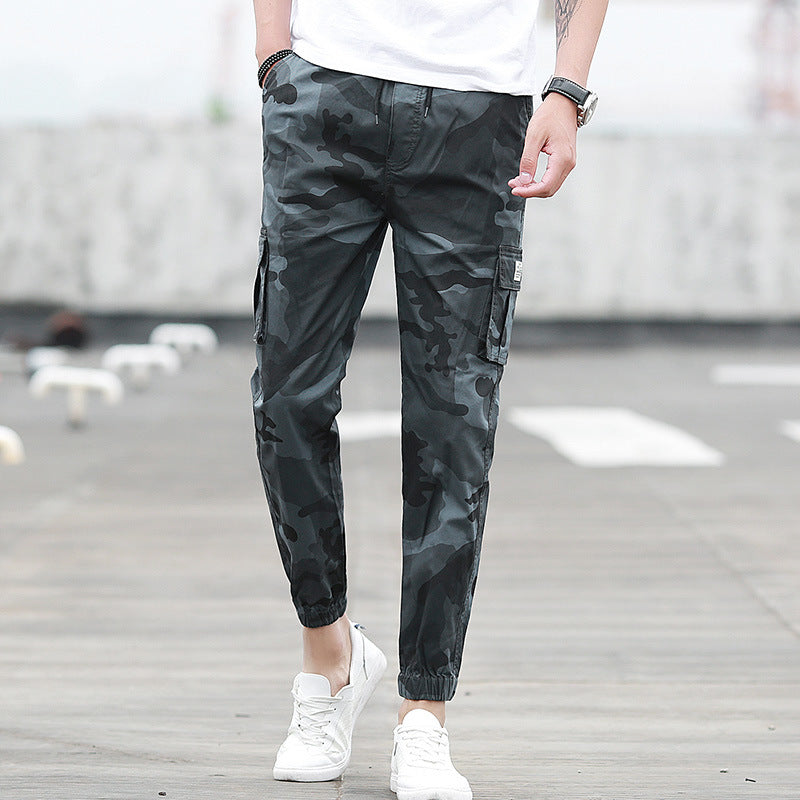 Men's Camouflage Joggers | 7/8 Cargo Multi-Pocket Trend