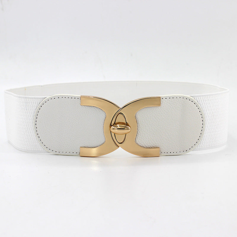 Women's Stretch Belt Gold | Twist-Lock Elegant Waist Belt