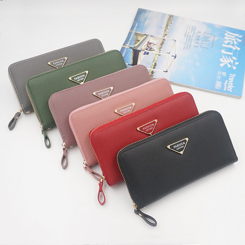New Ladies Wallet Zipper Wallet Multifunctional Wallet Handbag Factory Direct Wholesale Large Capacity