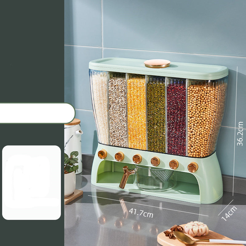 Storage Container with Compartments | Airtight Cereal Organizer