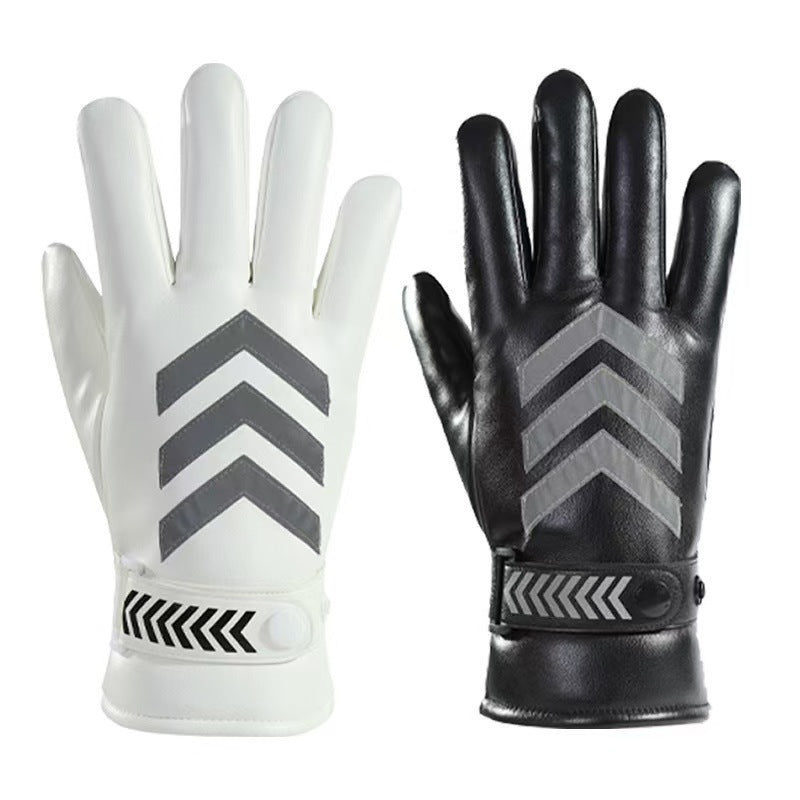 Winter Gloves Warm Non-Slip Reflective Fleece Outdoor
