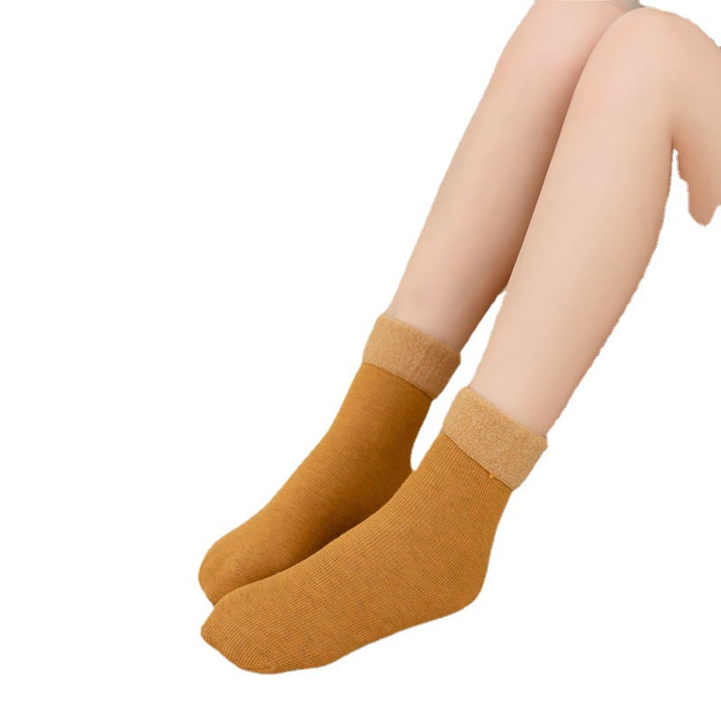 Damen Wollsocken Winter Warm – Dicke Komfort Herbst Socken