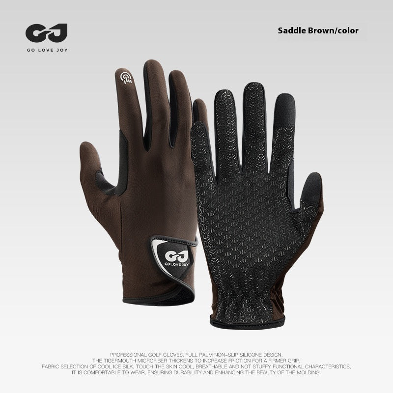 Golf Gloves Summer Ice Silk Cooling Non-slip Unisex
