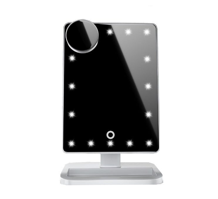 LED Makeup Mirror with Bluetooth Speaker - Touch Beauty Mirror 10X